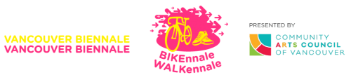 Vancouver Biennale's BIKEnnale and WALKennale presented by Community Arts Council of Vancouver