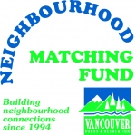 The Neighbourhood Matching Fund has supported our NEST @ CRAB Park environmental and community art project.