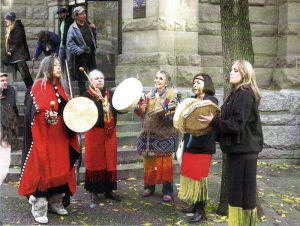 Artists in the Streets - Snowy Owl Drummers