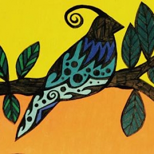 Marianne Powley - Blue Bird Leaves